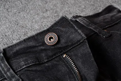 Fashion Urban Men's Slim Narrow-feet Black Jeans