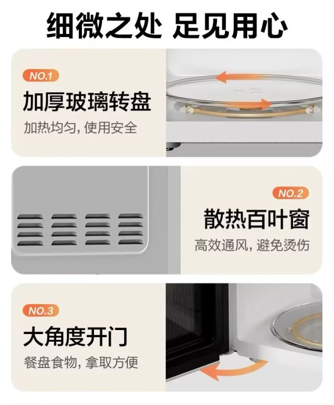 Mini Smart Microwave for Home Use
