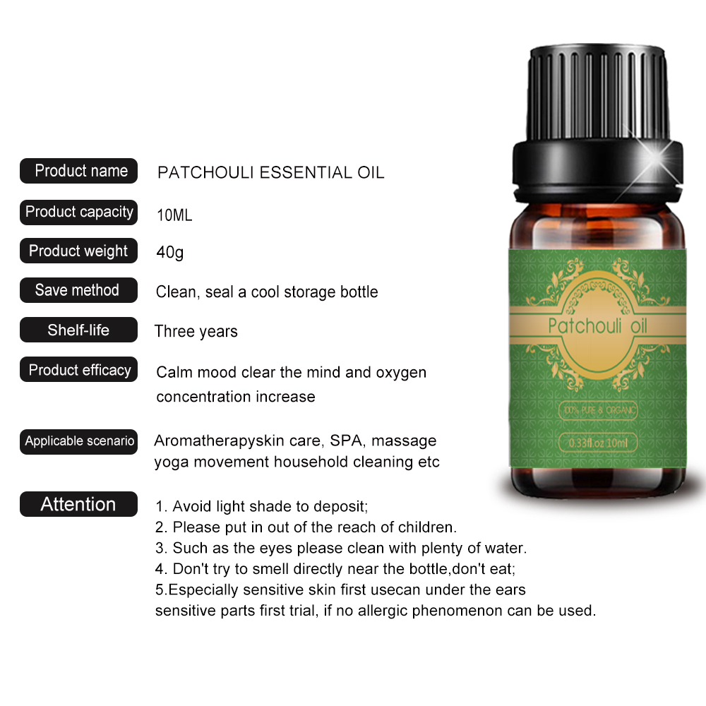 100%pure Natural Patchouli Essential oil bulk price OEM