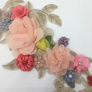 3D刺繍メッシュデカール縫製パッチ