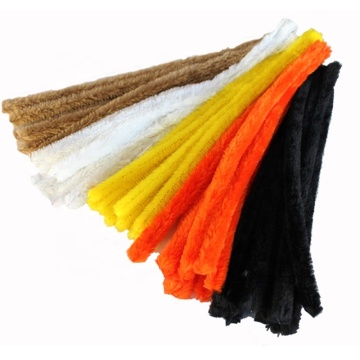 Warna Paip Pembersih Chenille batang 15mm x 300mm - hiasan seni dan kerajinan DIY