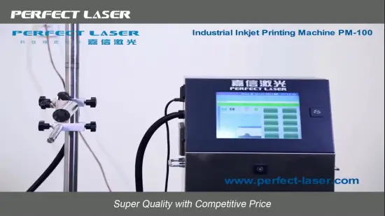 PVC Pipe Ink Jet Printer Bottle Date Code Batch Expiry Date Printing Machine