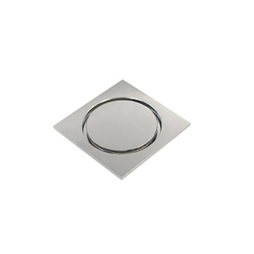 ABS Anti-Odor Strainer Brass Shower Floor Drain - GUIDA 761032 Square Bathroom Drainage System