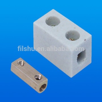 30A 2 pole low voltage screw ceramic electric terminal block
