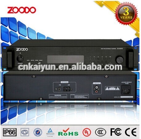 Public Address JS-2212 AM/FM Digital Tuner Background Music Player