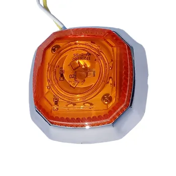 2 Inches Amber LED Side Marker & Clearance Lights - Truck Chrome Parts