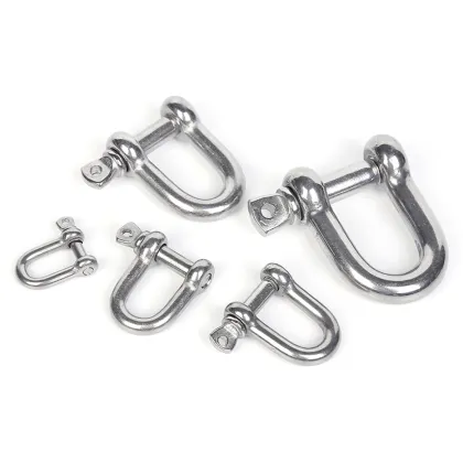 Lifting D-type shackle stainless steel