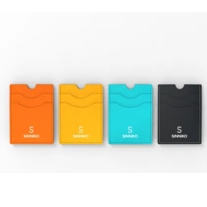 Blue Leather Bifold Business Card Holder by Bellroy