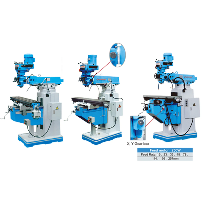 WM25/ WM25V Turret Milling Machines