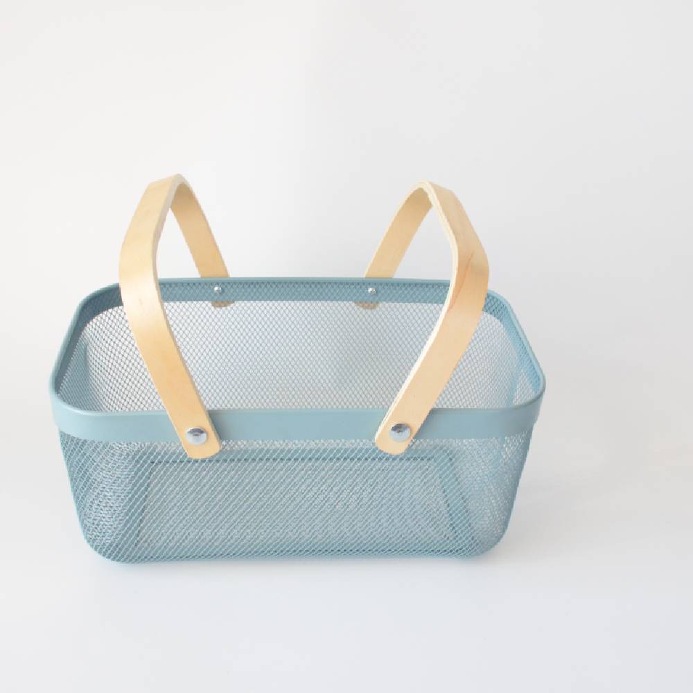 Fruit Basket With Bamboo Handle Ideal For Kitchen