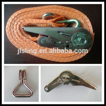 Ratchet Tie Down Webbing Cargo Lashing Belt 25mm