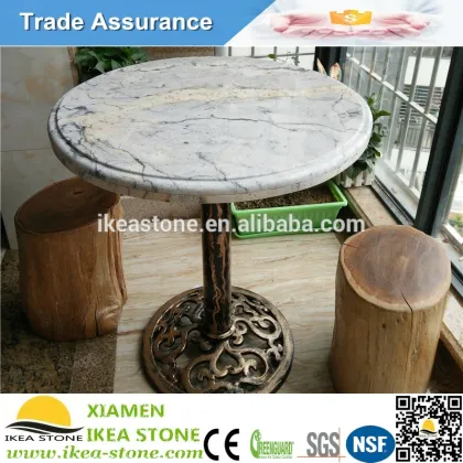 Golden Dream Round Granite Dining Table Top