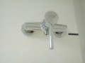 Menangani Single Faucet Kuningan Chrome Shower