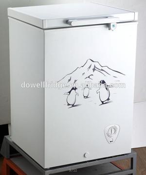 DC solar powered deep freezer for African area