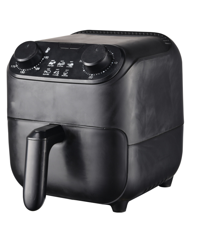1.5L Electric Small Air Fryer with Temperature Control Timer, Auto Shut-Off, Non-Stick Frying Tray, 1200W Compact Mini Air Fryer