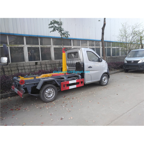 Changan 4x2 mini caminhão de lixo de carregamento traseiro