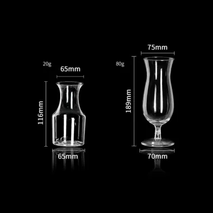 Wholesale Plastic Wine Decanter with Cups - Club Wine Decanter Champagne Decanter for Sale
