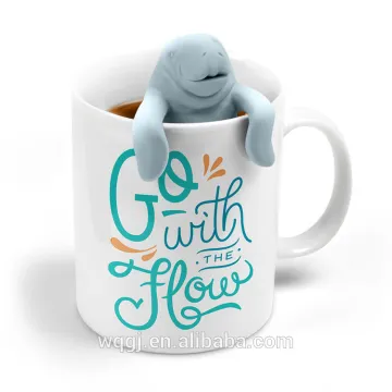 Food Grade Dolphin Silicone Tea Infuser Silicone Tea Strainer