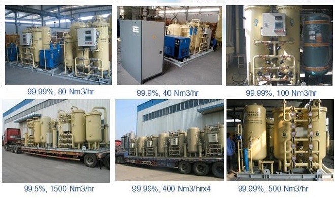 Skid nitrogen generators