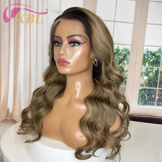High-Quality Custom Brazilian Virgin Hair Wig: XBL 13x4 HD Lace Tina Lace Front Wig with Bleached Knot and Preplucked Natural Hair