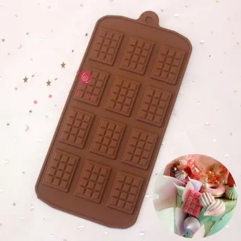 Mini Silicone Chocolate Block Bar Decorating Baking Cake Jelly Candy Tool DIY Ice Mold