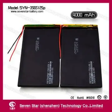 Polymer Lithium Batteries 4000mAh