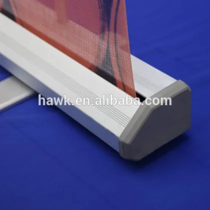 Portable trade show banner stand