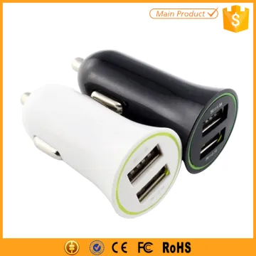 Senmei universal mobile phone charger, dual usb car charger