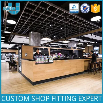 MDF Modern mobile phone shop decoration counter design
