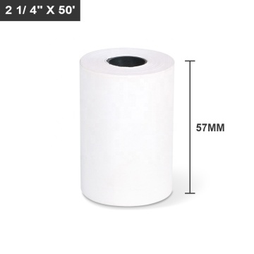 2 1/4" 50' white thermal paper