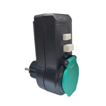 Germany Standard 10A RCD Adapter for Handheld Tools & Electrical Appliances