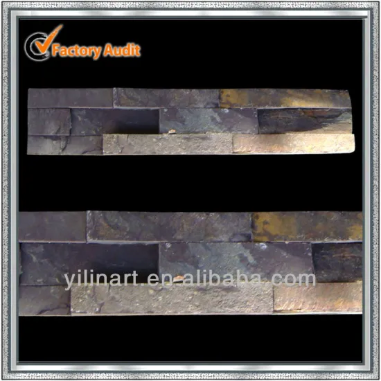 Chinese cheap light grey natural culture stone slate YL-O028