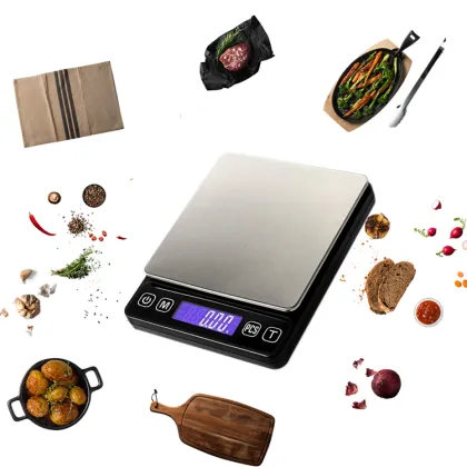 High Precision Stainless Steel Electronic Kitchen Scales (500g/0.01g)