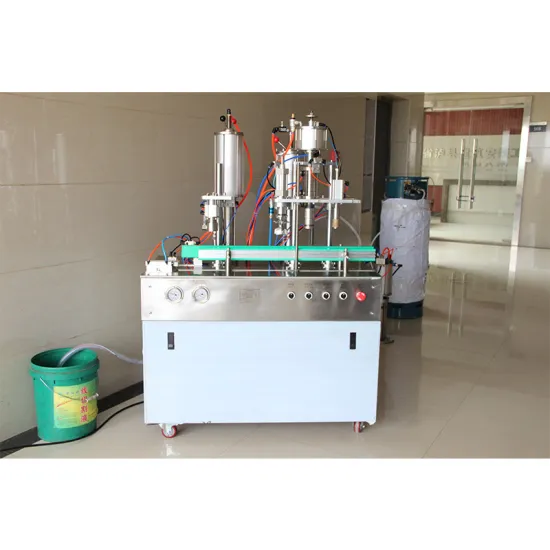Air Freshener Insecticides Spray Paint Semi-Automatic Gas Filling Machine
