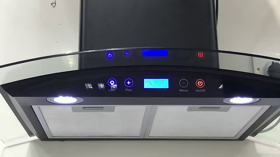 750mm High Quality Hot Sale Cooker Hood Wall Mounted Led Light Kitchen Used Range Hood