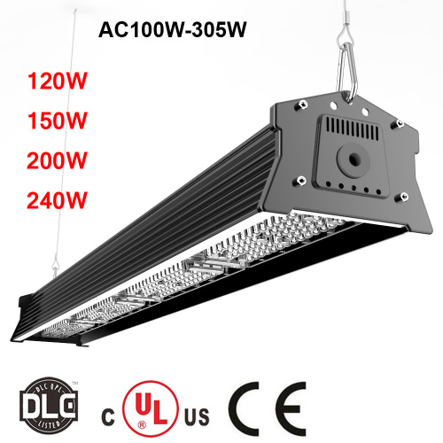 Heavy Duty UL DLC LED Pendant Linear High Bay Lighting 120W 150W 200W 240W 5000K 5700K Industrial Factory Lighting