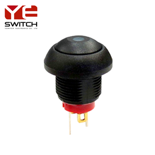 12mm Plastic ON-OFF Latching Push Button Switch