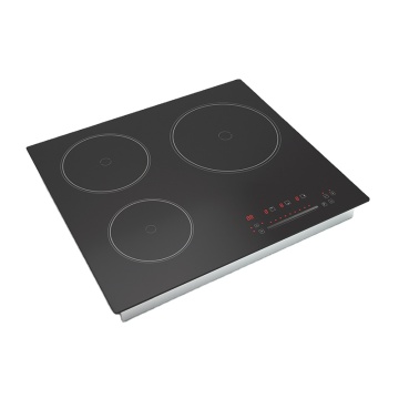 2025 New Multi-function Touch Controller Built-in Three Burner Induction Cooktop