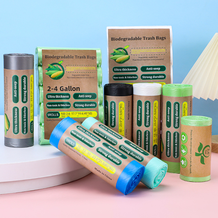 biodegradable garbage bin bags