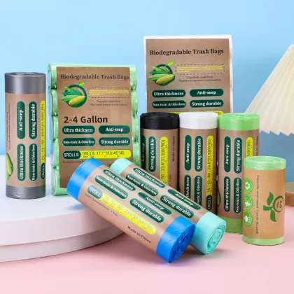 Biodegradable garbage bin bags