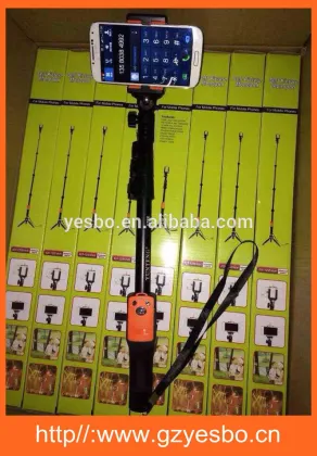 YUNTENG 1288 bluetooth monopod , YunTeng C188 Wireless bluetooth control selfie stick with mobilephone clip