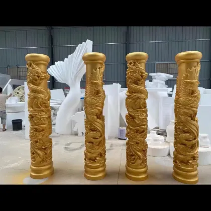 Dragon Column Pavilion Stage Ornament