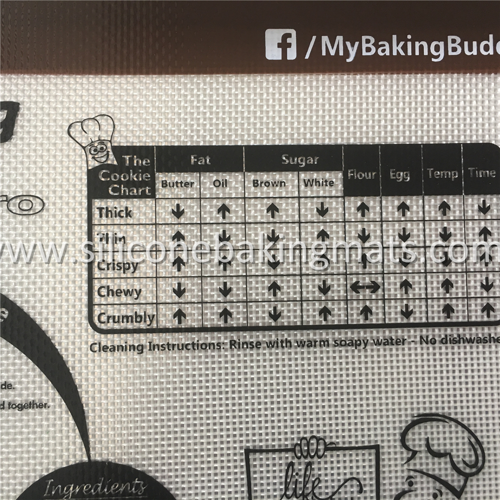 Nonstick Silicone Baking Mat With Measurements