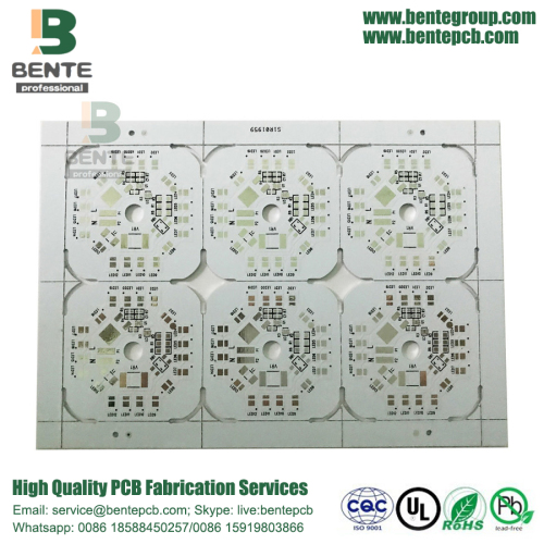 Piastra base singola in alluminio PCB 1-Layer ENIG 2u