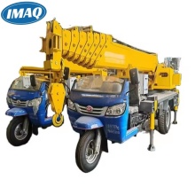 3Wheels Mobile 3Ton Mini Tricycle Truck with Crane