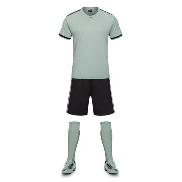 Mint Green color soccer jersey with botton