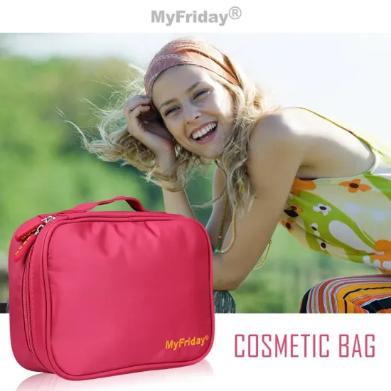 Custom logo women travel portable hard makeup case