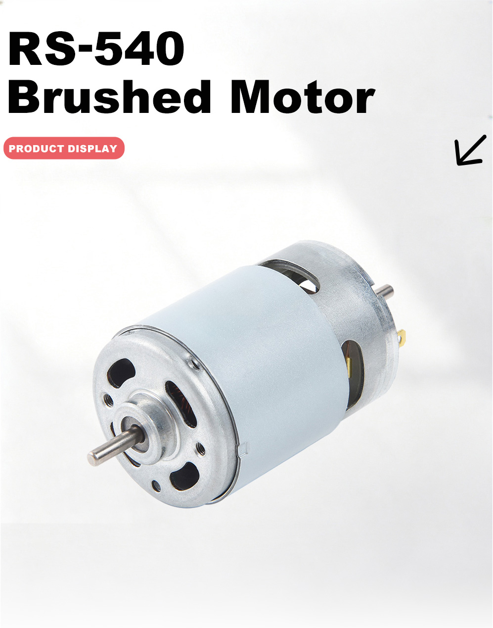 540 Brushed DC Motor-2x