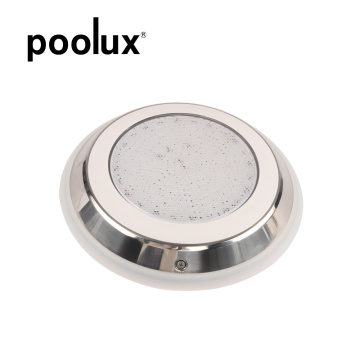 white wall mounted pool light