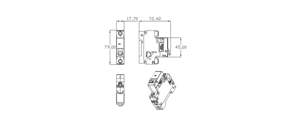 Low Voltage Miniature Circuit Breaker 415V Normal Type